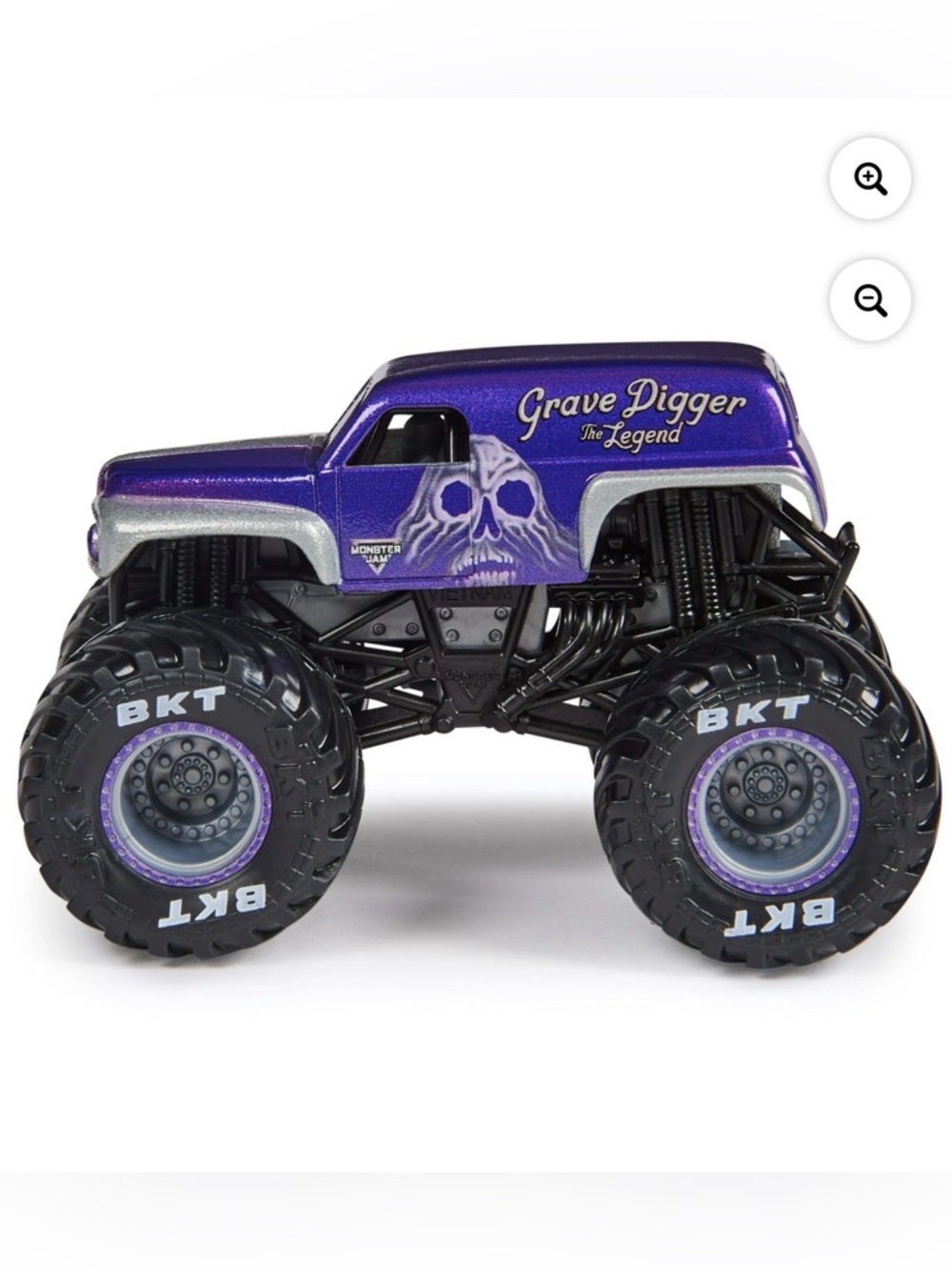 Monster Jam Grave Digger the Legend Ford Panel Series 32 Purple 1:64 - Picture 3 of 6